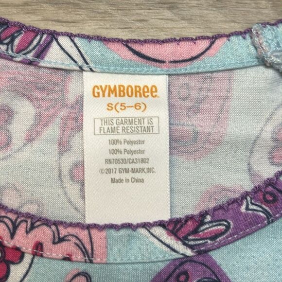 Gymboree Girls Nightgown. Size Small 5-6. Butterfly’s print. - Picture 2 of 4